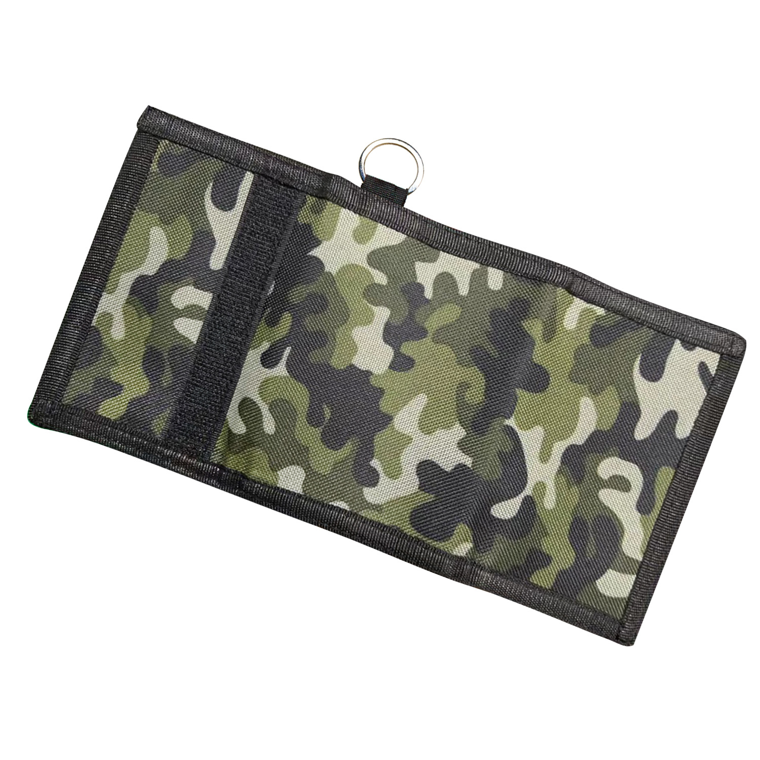 Fabricante DE LA FUENTE en el monedero común del monedero de la moneda de los niños de la cantidad grande del paño del camuflaje del poliéster de la cartera al por mayor europeo y americano transfronterizo