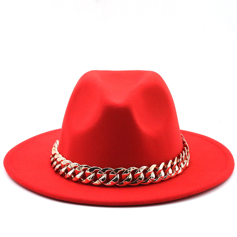 Wholesale Accessories Woolen Big Brim Fashion Jazz Top Hats Nihaojewelry display picture 23