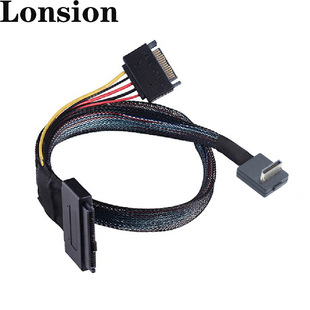 PCIE Oculink SFF 8611 4I 90���DU.2 SAS SFF 8639+15P SATA����