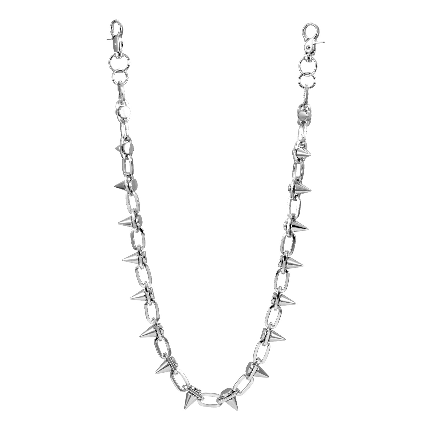 Unisex Gender Wholesale Jewelry Hip-Hop Rivet Metal Waist Chain