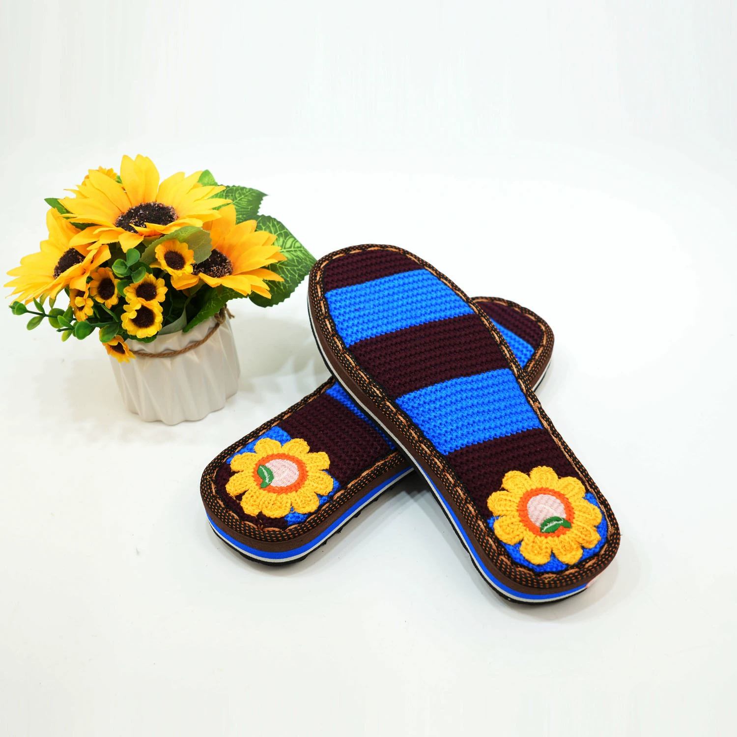 2024 новый стиль Deshimei шерстяная нижняя резиновая нескользящая износостойкая подошва чистая ручная утолщение дома