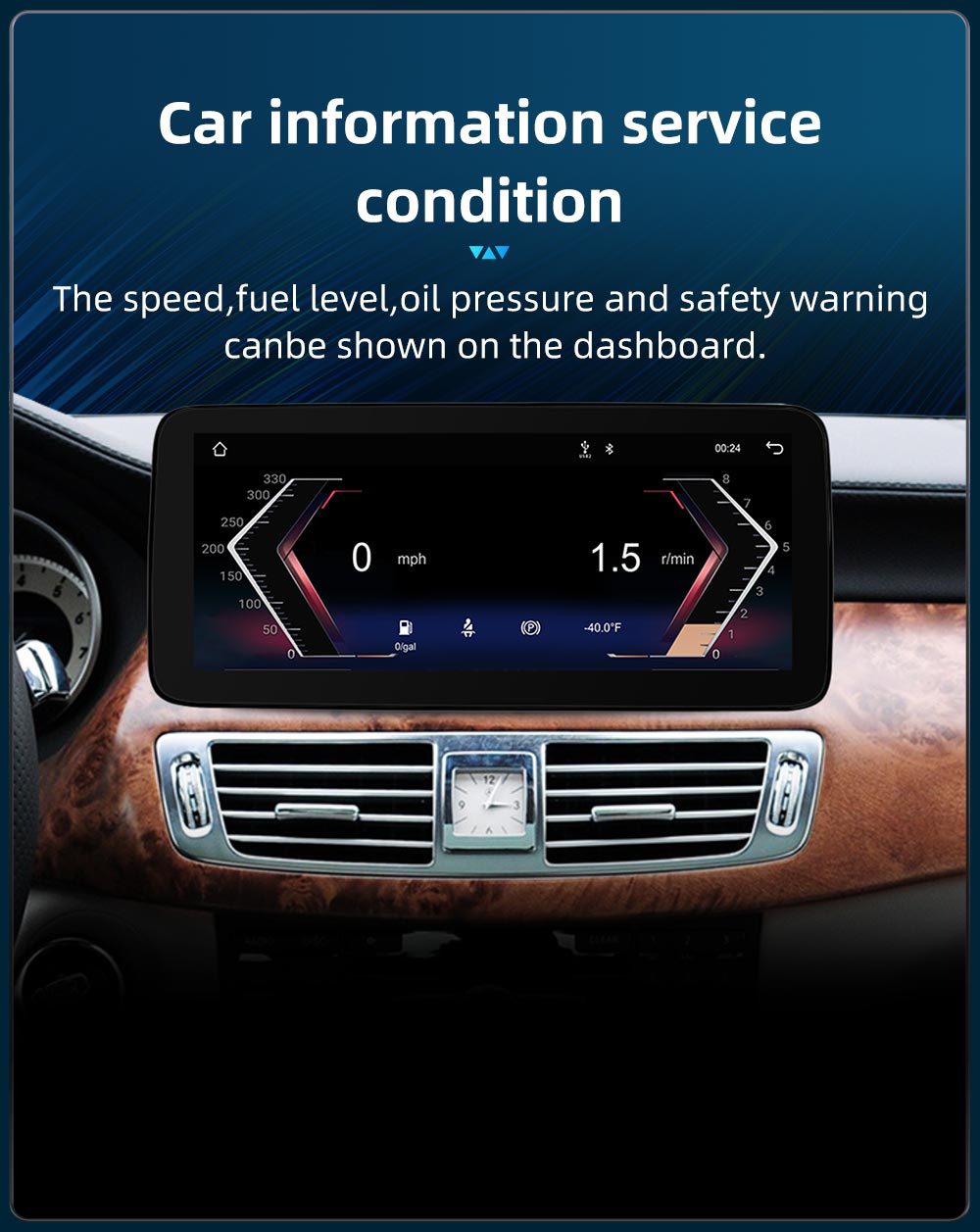 Suitable for Mercedes-Benz Cls W218 X218 Car Central Control Large Screen Navigation Carplay Radio Player