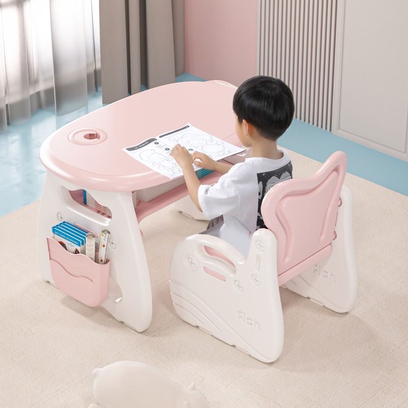 Study Table Children's Table and Chair Set Early Childhood Education Baby Toys Painting Reading Writing Home Early Education Small Table