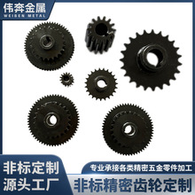 工厂数控车床加工CNC线切割各种精密主动齿轮非标定制激光切割