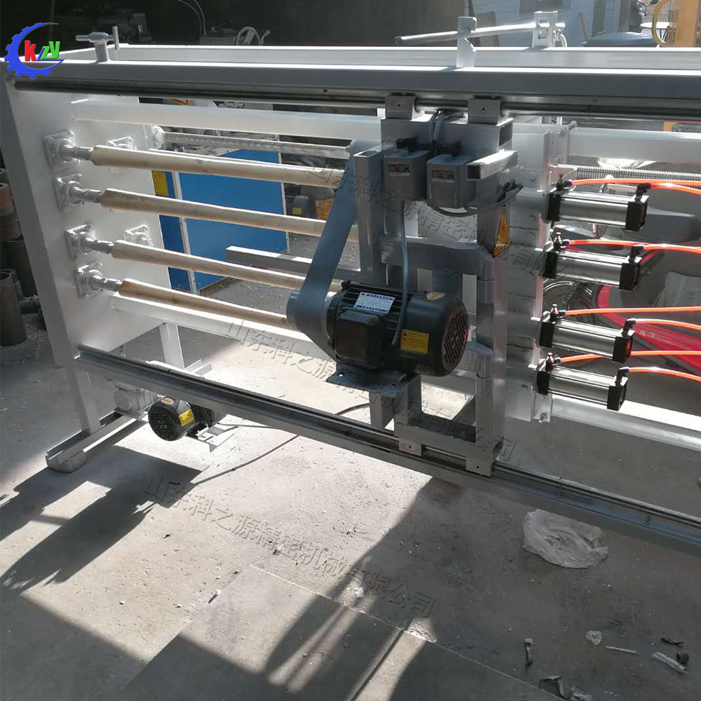 落地式木棒砂光机 锤把镐把四工位圆棒机 木料加工全自动锄把机