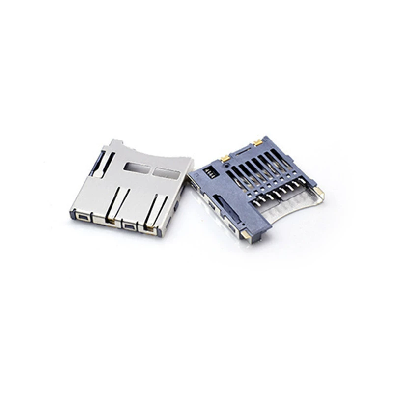 TF внутренняя пайка самовозвратный слот для карты Micro SD гнездо SIM карта памяти для игровой приставки T-FLASH