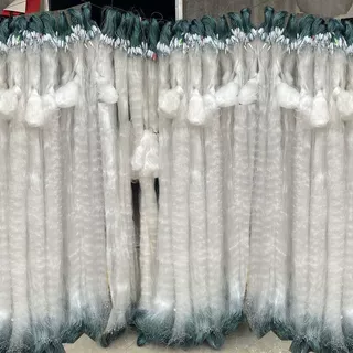 鱼网粘网丝网渔网三层沉网单层浮网挂网鲫鱼网白条网小鱼网捕鱼网