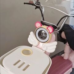 電気自動車のヘルメットの装飾のヘルメットの耳のライトの耳の車はかわいい改造のエマ台のベルの部品を貼って防水します。
