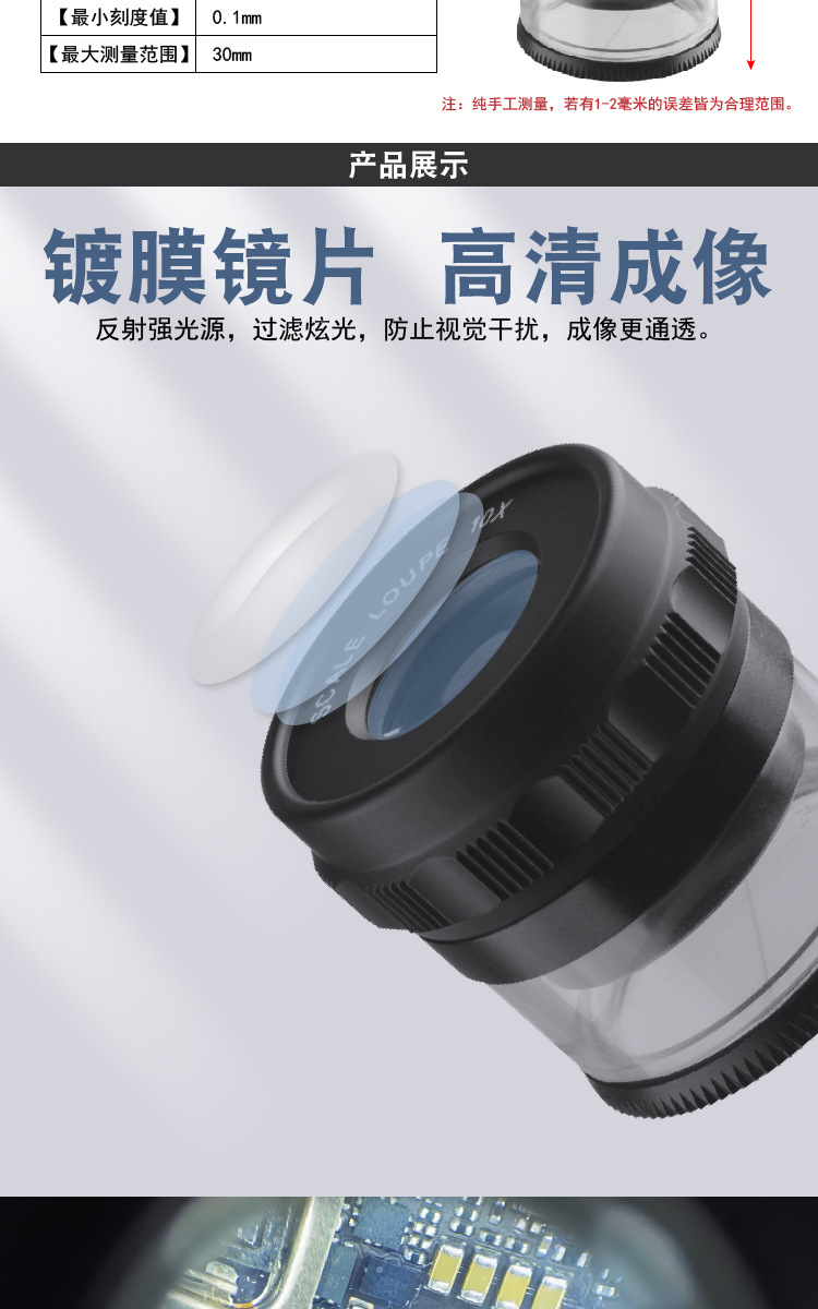 目镜放大镜带刻度-02