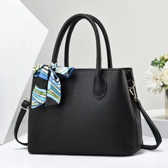 高端包包女手提包2024新款時尚純色水桶包高端質感休閒單肩斜挎包