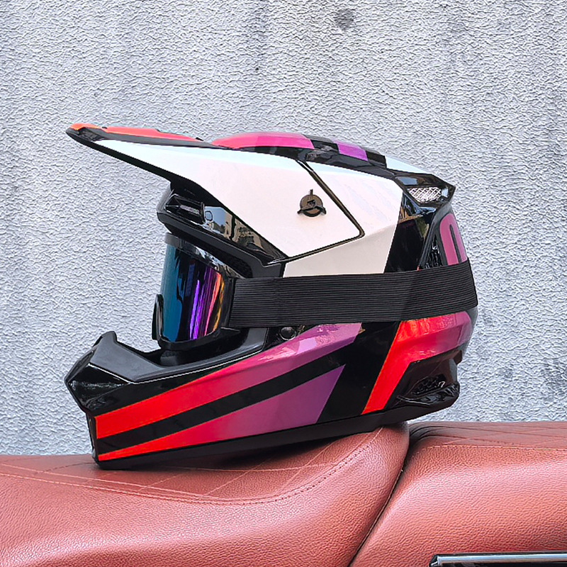 Orz Cross-border todoterreno casco de tres piezas descenso de velocidad carretera forestal bicicleta de montaña casco completo casco de seguridad desmontable juvenil