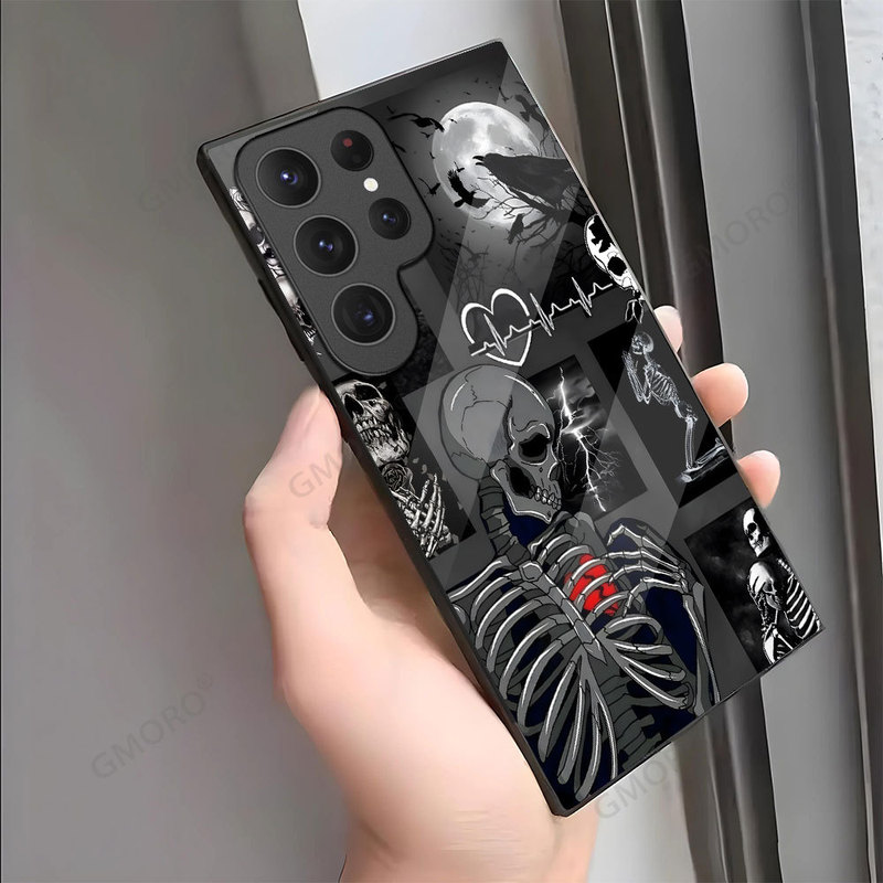 Suitable for Samsung S25Plus Mobile Phone Case New Galaxy S22 High-End A55.5G Skeleton S20+ Niche