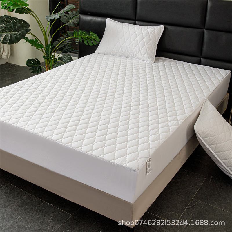 Amazon Cross-Border Quilted Waterproof Fitted Sheet Simmons Mattress Protector Foreign Trade Non-Slip Fully Surrounded Dust Cover