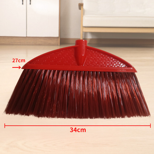 Replace plastic hard bristle broom hard bristle head with a single broom hard coarse bristle home workshop indoor broom