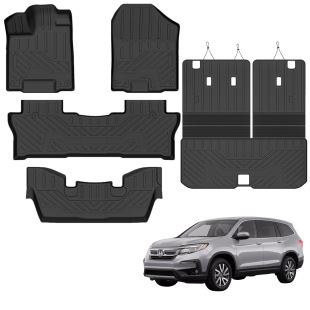 Suitable for 16-22 Honda Pilot Trunk Mat Tpe Floor Mat Cross-Border E-Commerce