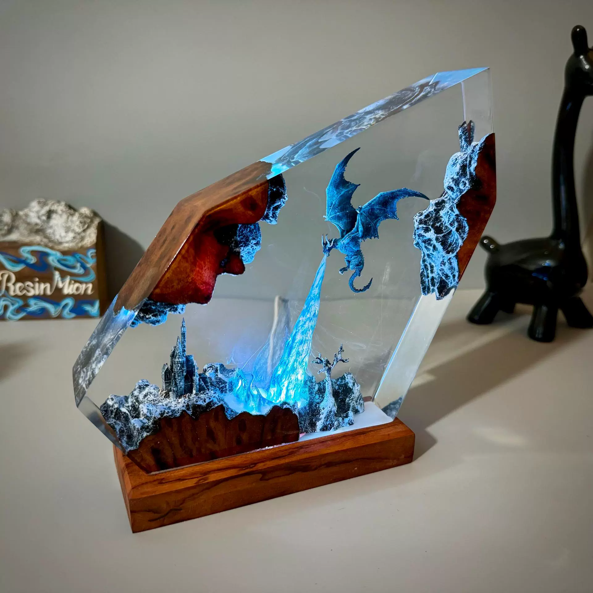 Night light, design statue, 3D, halloween, Birthday gift