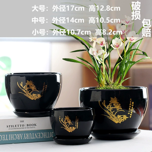 3-piece set of golden flowers in the valley