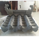 Производство древней зеленой плитки, древние строительство зеленых плиток, зеленой плитки, зеленых крыш, зеленых кирпич