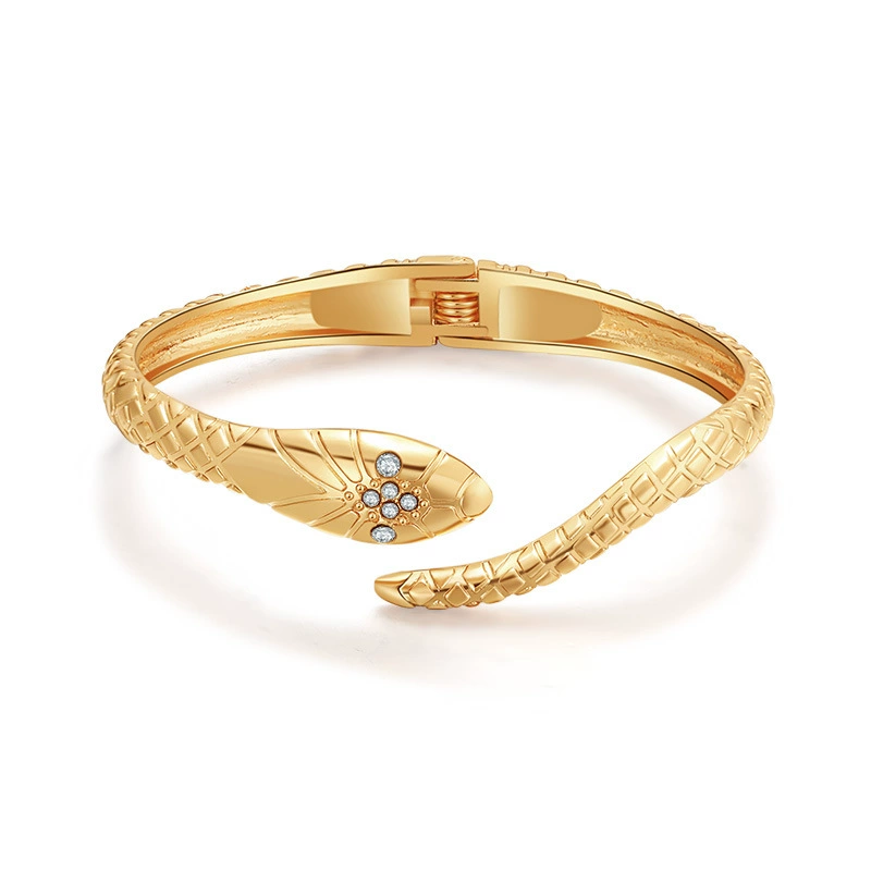 Minimalistic retro metal bracelet, jewelry, European style, high-quality style