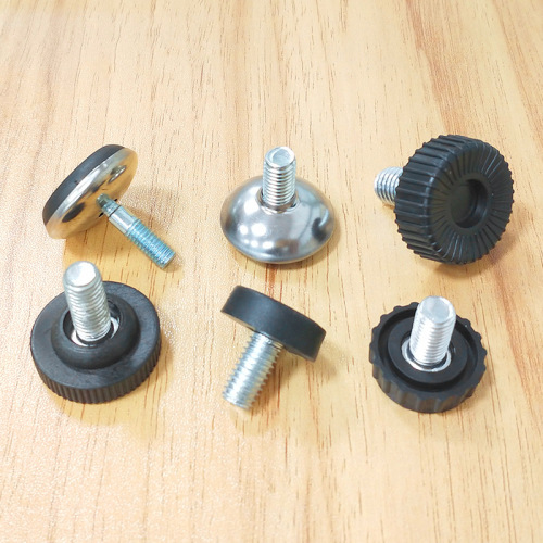 M8*28 eight-hole furniture foot pad, shelf foot pad, screw leveling foot pad, adjustable foot desk chair pad
