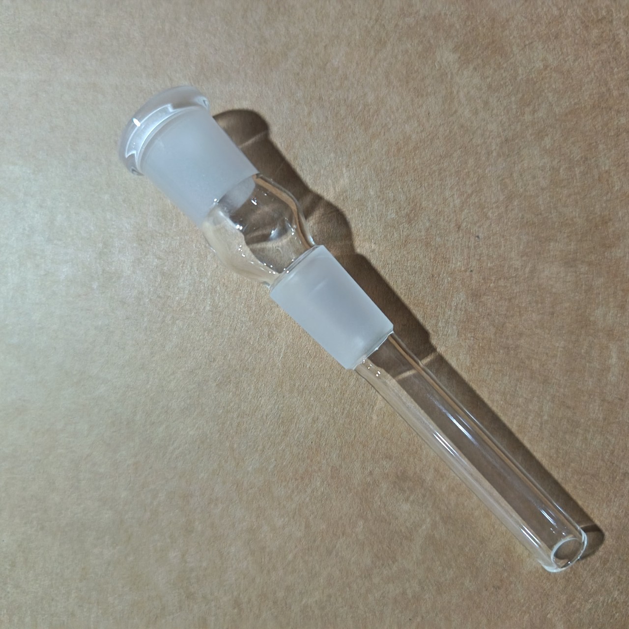 跨境玻璃杆子水烟壶烟枪配件14标准口上口下塞水烟壶烟枪烟斗插管