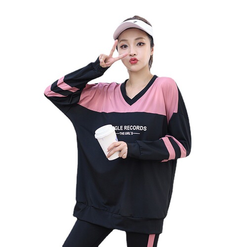 Women's Outdoor Yoga Top, Loose Plus Size Long Sleeve Outerwear Fitness Clothes, Wholesale New Arrival