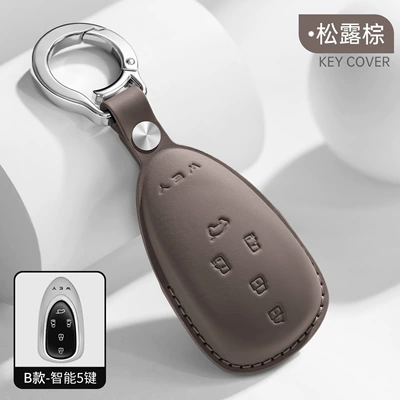 Blue Mountain 8/7/9, V9X Car, Car key bag - boxed-model-b-5-key-truffle-brownwith-t25-buckle