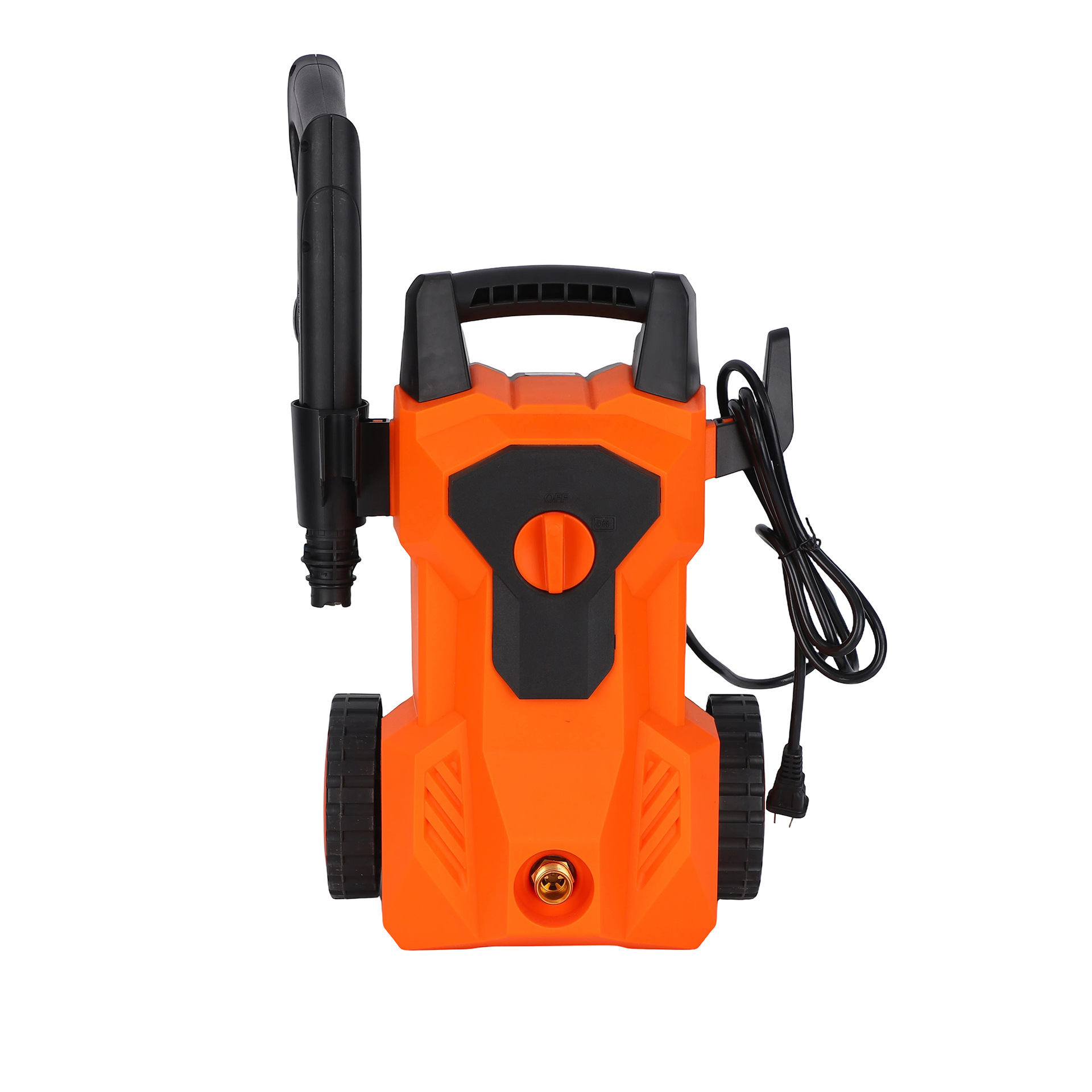 220V Wheeled Hand-Pulled Vertical High-Pressure Car Washer, Fully Automatic Portable Water Pump, Powerful Floor Cleaning Machine Wholesale