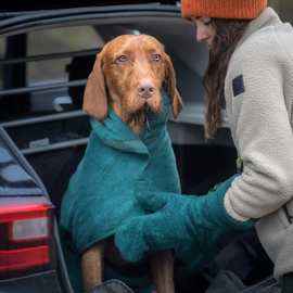 【月销上万】宠物用品狗狗吸水浴袍宠物dogtowel亚马逊爆款