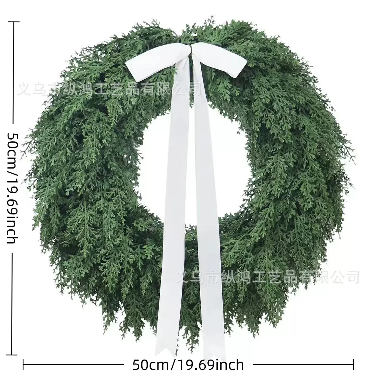 跨境丝绒圣诞蝴蝶结挂绳花环壁炉挂件家居装饰挂饰生日派对配饰品