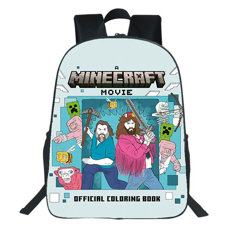 Кросс-Бордер рюкзак с принтом Minecraft Movie, школьный рюкзак для студентов