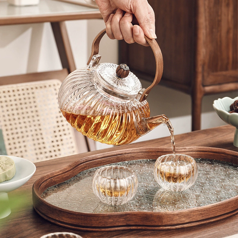 Glass flavored tea, teapot, tea cup, tea set, wholesale, increased thickness