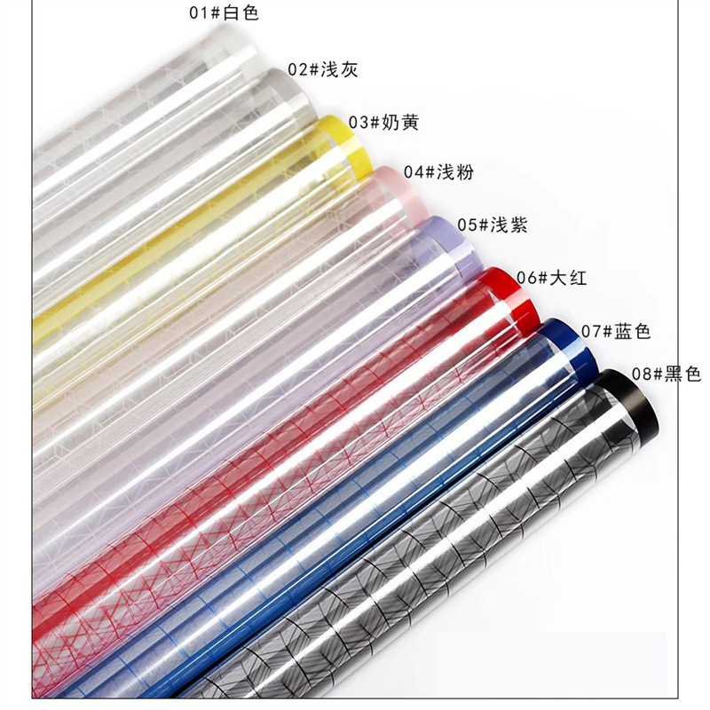 Flower party fabricantes al por mayor nuevos productos transfronterizos tela de araña embalaje de flores de papel de vidrio florista embalaje de flores de regalo