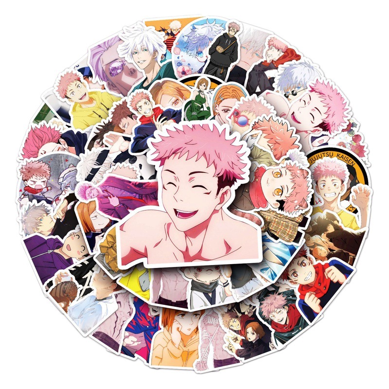 50 unidades de maldición volver a la estación de dibujos animados graffiti sol hombre equipaje portátil refrigerador del coche teléfono móvil pegatinas decorativas