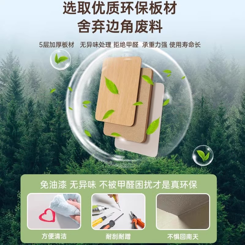 Tabernita de cabecera con estante de almacenamiento simple y moderno dormitorio doméstico pequeño armario de pierna de madera sólida junto a la cama, armario de almacenamiento simple