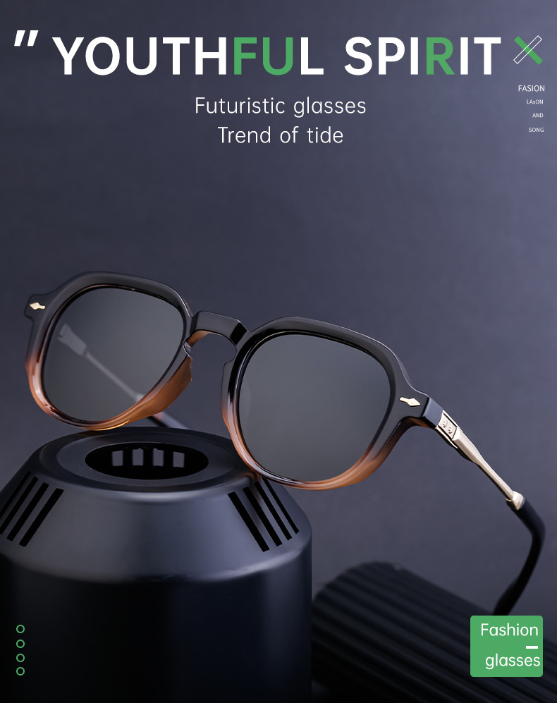 Neue europäische Mode polarisierte Sonnenbrillen vollständiger Rahmen Herren Outdoor-Sonnenbrillen Herren kleiner Rahmen Brille Sonnenbrillen