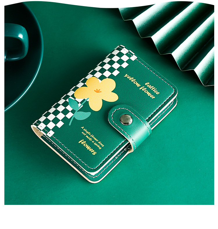 Sommerfrischer Kartenhalter, Damenführerscheintasche, großvolumiger antimagne-tischer Kartenhalter, multifunktionale kleine Kartentasche