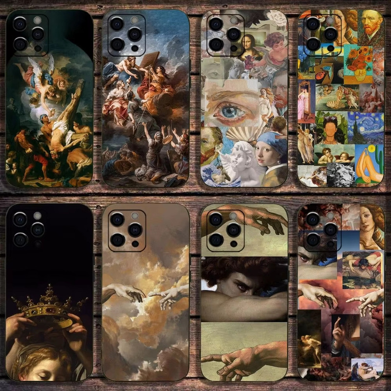 Apple Phone Case Classic Painting Renaissance Art Case Soft Case Protective Case iPhone 16 15 14 Apple Phone Case Classic Painting Renaissance Art Case Soft Case Protective Case iPhone 16 15 14