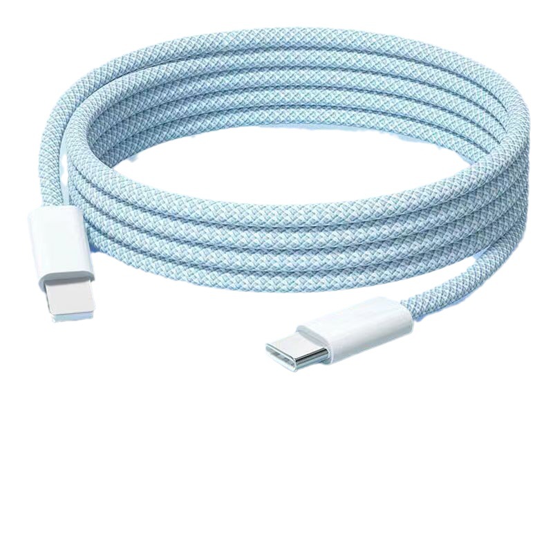 Adecuado para Apple Cable de carga rápida Teléfono móvil pd20 W Carga rápida Cable de datos trenzado Cable de carga Lightning al por mayor