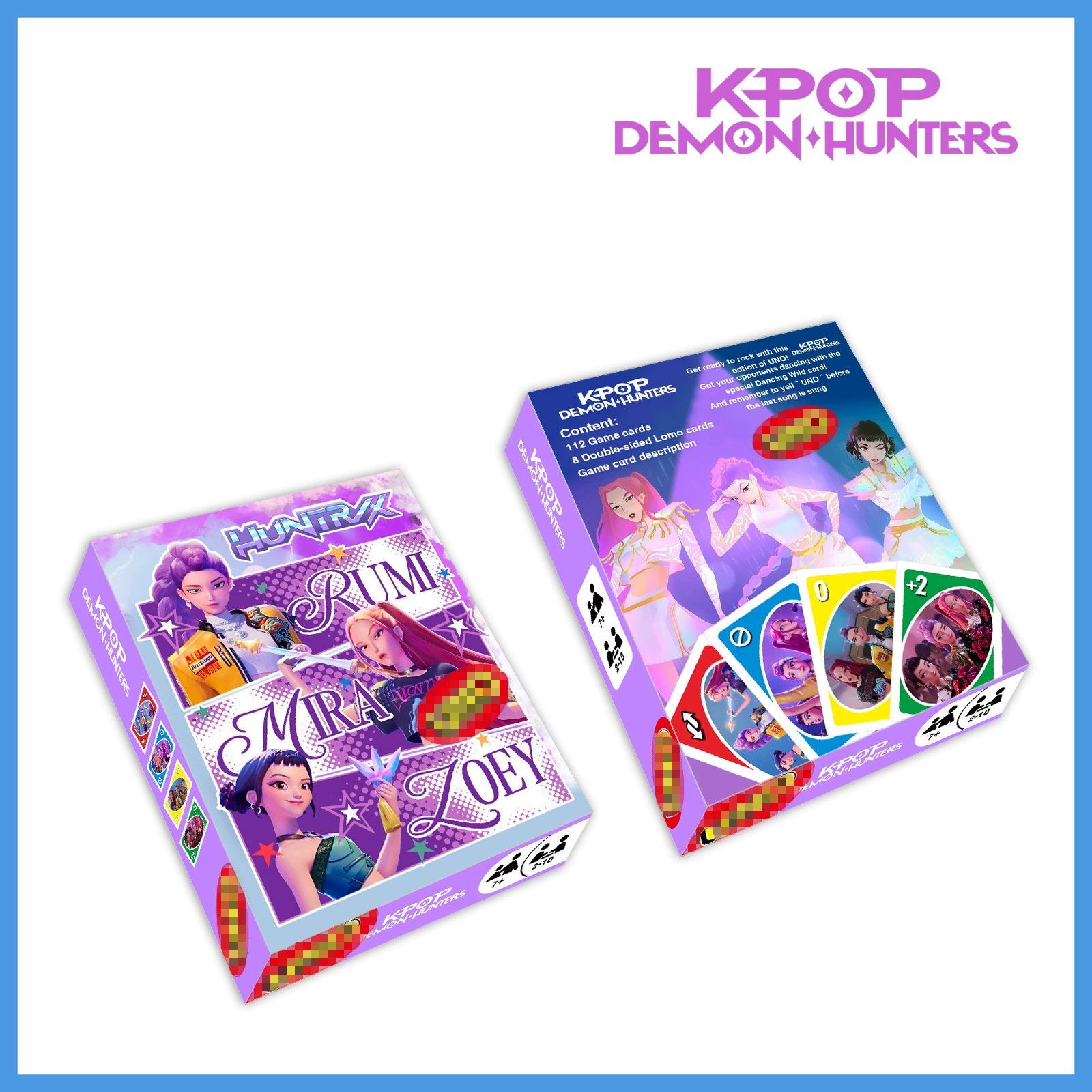Кросс-border новый продукт Witch Hunters K-POP сопутствующие товары Uno настольная игра карты 112 HD готовые изделия