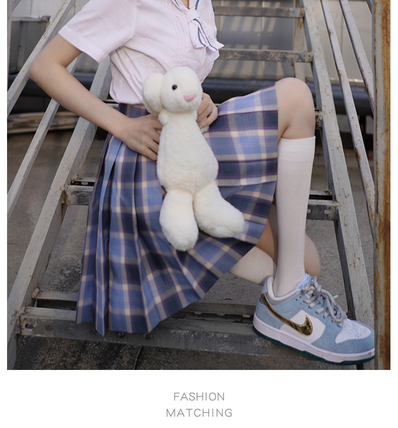 Calf Calcetines blanco opaco