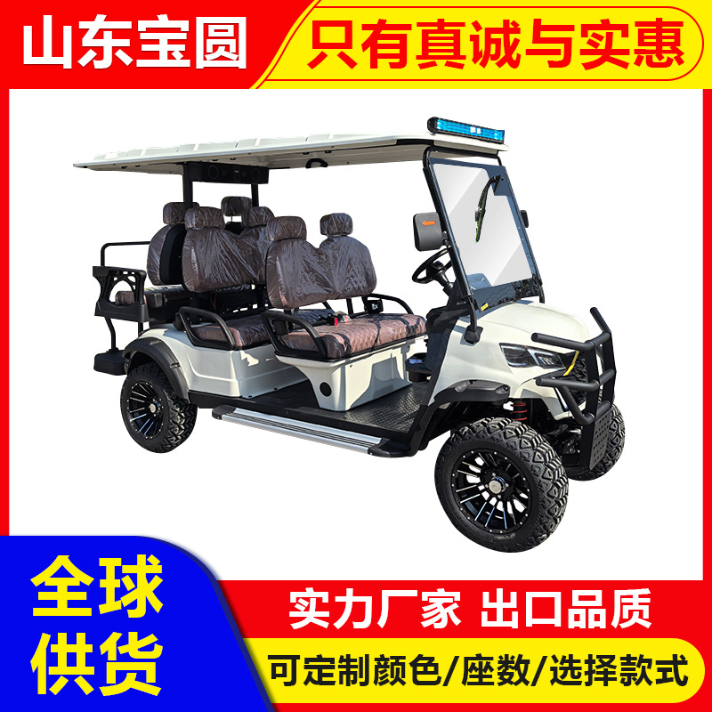 4-6-8 Seats Golf Cart Scenic Spot Hotel Reception Car Golf Cart Electric Four-Wheel Sightseeing Car