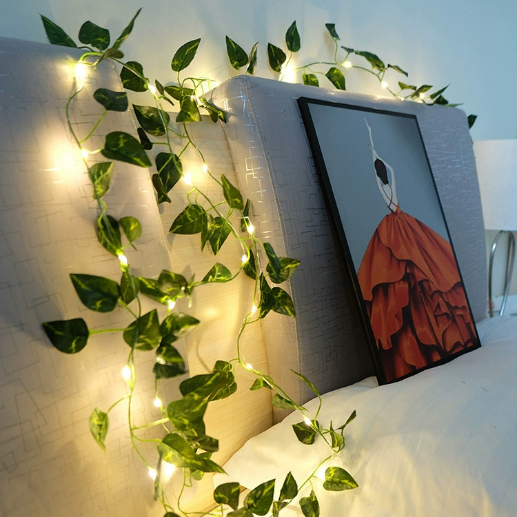LED-украшение для шатра в поездке, световая лента, светильник из ротанга на солнечной батарее