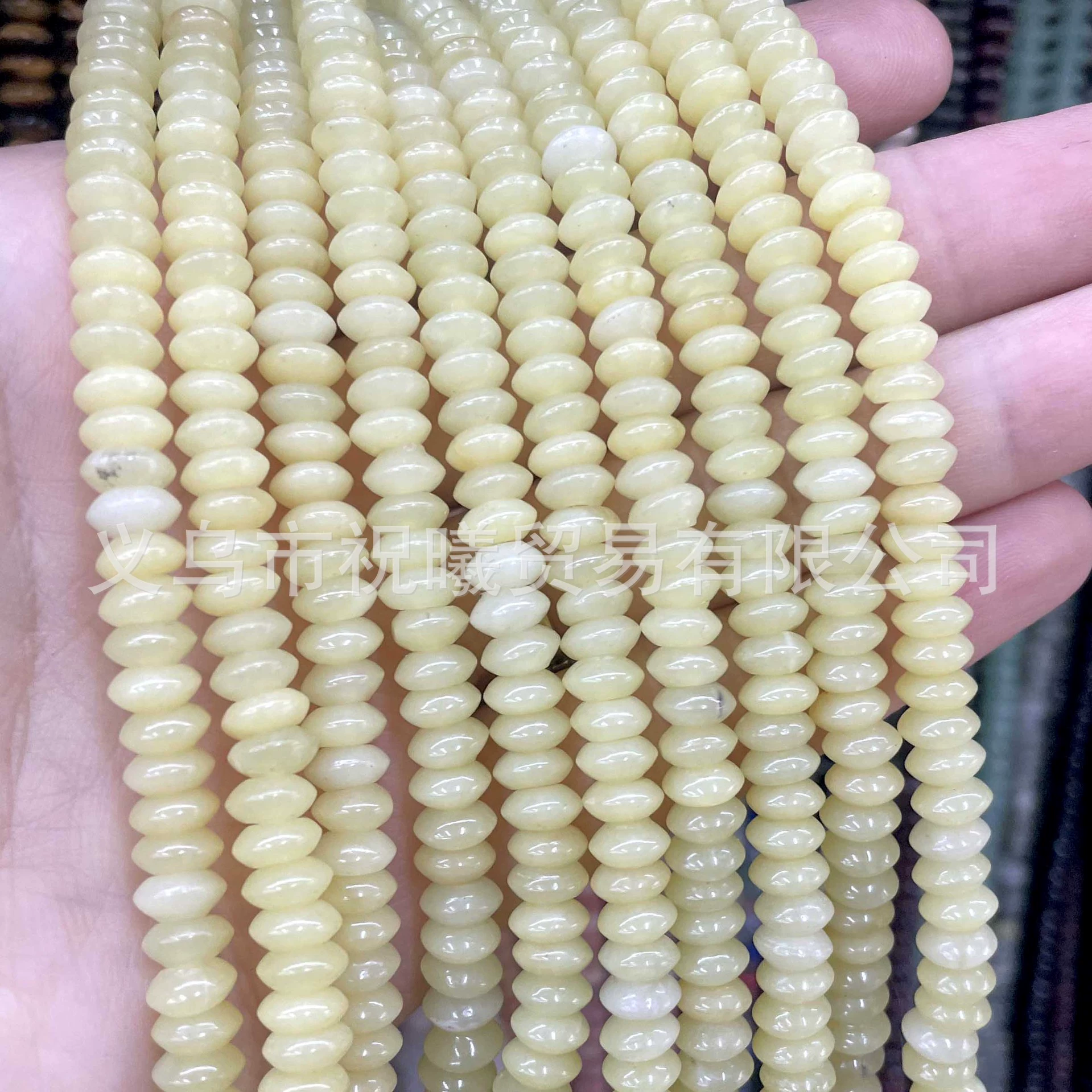 Natural ore jade, beads, accessories, bead bracelet, 3×6mm, geolocation function, wholesale