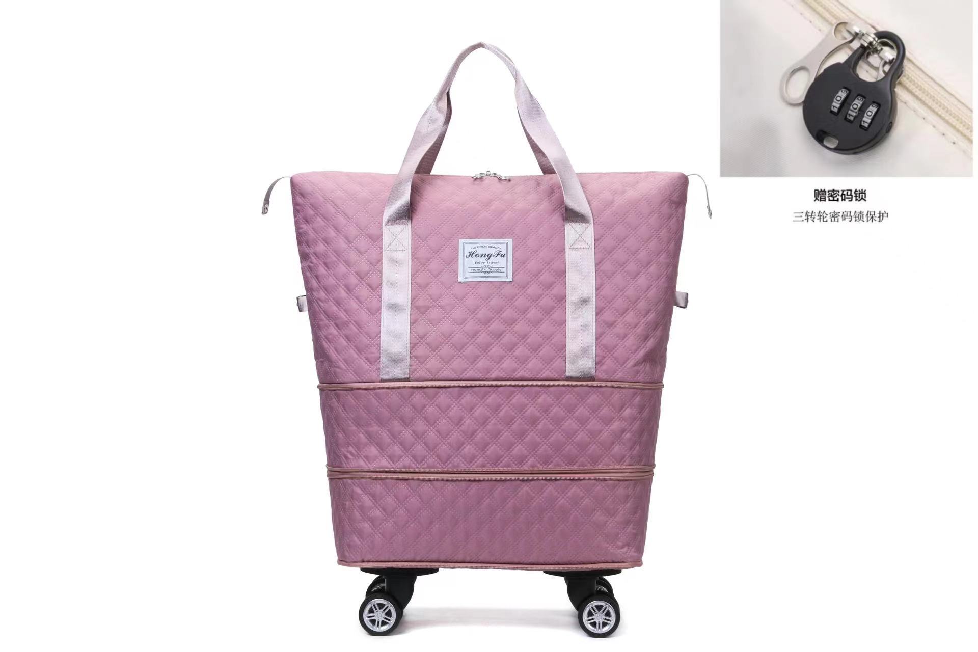 旅行バッグ超大型出産待ち収納乾湿軽便短距離分離フィットネスバッグ刺繍荷物袋プーリー飛行機バッグ