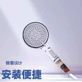 跨境过滤喷雾大面板花洒喷头家用淋浴洗澡浴霸手持莲蓬头花洒套装
