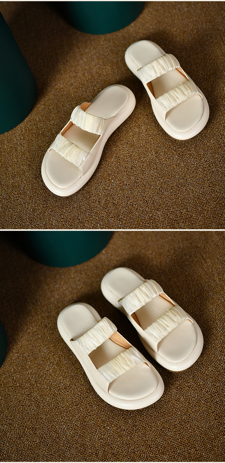 Sandálias e chinelos femininos para o verão, novos, casuais, para grávidas, com sola grossa e antiderrapante, estilo Fairy Wind, sandálias de praia_voghion.com