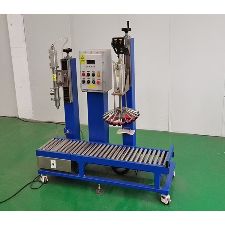 不锈钢半自动液体灌装机30kg-300kg涂料灌装电子秤