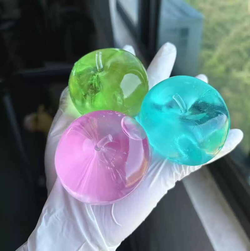 High-Appearance Value Maltose Apple Squishy Toy with Slow Rebound, Stress-Relief Coconut Oil Toy, Transparent Jelly-Like Stress-Relief Gadget High-Appearance Value Maltose Apple Squishy Toy with Slow Rebound, Stress-Relief Coconut Oil Toy, Transparent Jelly-Like Stress-Relief Gadget