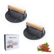 厂家圆形压肉器肉饼压手动汉堡压肉器家用面饼饭团压模具厨房工具